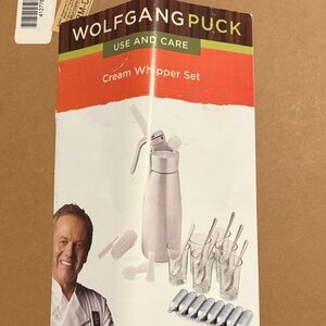 Wolfgang Puck Cream Whipper Set